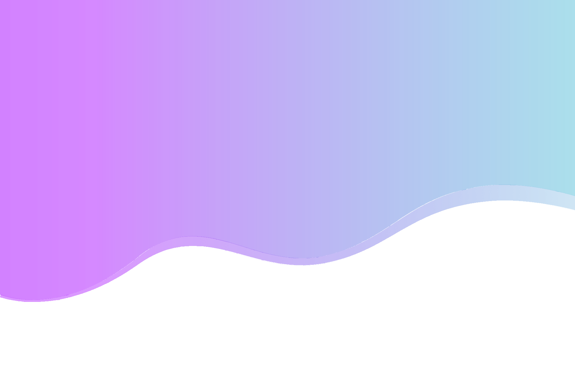 Ondas em degradê roxo e azul